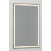 Зеркало Vod-ok Лайт 60x80 с подсветкой кокоболо натуральный