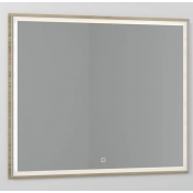 Зеркало Vod-ok Лайт 100x80 с подсветкой кокоболо натуральный