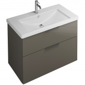 Тумба с раковиной Burgbad Eqio SEYQ093F2010C001*1 серый глянец