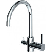 Смеситель для кухни GPD Espina MAR70 с подключением фильтра хром