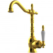 Смеситель для раковины GPD Retro Colored MTL180-A золото