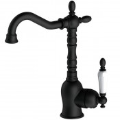 Смеситель для раковины GPD Retro Colored MTL180-S черный