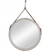Зеркало Art&Max Milan AM-Mil-650-DS-F-Brown с подсветкой коричневый