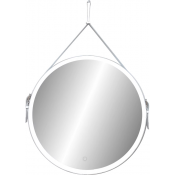 Зеркало Art&Max Milan AM-Mil-650-DS-F с подсветкой белый