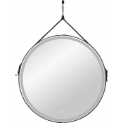 Зеркало Art&Max Milan AM-Mil-650-DS-F-Nero с подсветкой черный