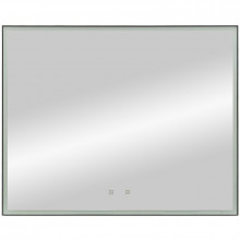 Зеркало Art&Max Arezzo AM-Are-1000-800-DS-FC-H-Nero с подсветкой черный
