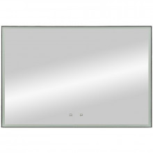 Зеркало Art&Max Arezzo AM-Are-1200-800-DS-FC-H-Nero с подсветкой черный
