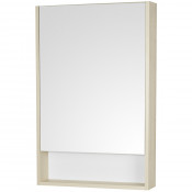 Зеркальный шкаф Акватон Сканди 55 1A252102SDB20 белый/дуб верона