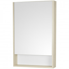 Зеркальный шкаф Акватон Сканди 55 1A252102SDB20 белый/дуб верона