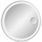 Зеркало Art&Max Bolzano AM-Boz-780-DS-F-X3 78x78 с подсветкой и линзой