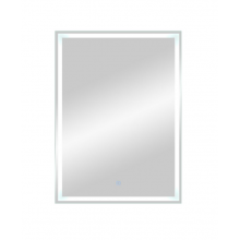 Зеркальный шкаф Art&Max Techno AM-Tec-600-800-1D-R-DS-F с подсветкой белый