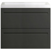 Тумба под раковину Art&Max Platino AM-Platino-750-2C-SO-GM серый матовый