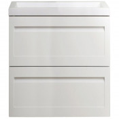 Тумба под раковину Art&Max Platino AM-Platino-580-2C-SO-BL белый глянец