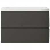 Тумба под раковину Art&Max Bianchi AM-Bianchi-750-2C-SO-GM серый матовый