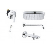 Набор встраиваемый для ванны Grohe BauEdge 110500 (29079001+26681000+28576000+13390000+26084002)