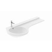 Раковина Цвет и стиль Бонито 135 НФ-00006963 левая белый глянец