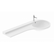 Раковина Цвет и стиль Бонито 135 НФ-00006970 правая белый глянец