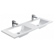 Раковина Цвет и стиль Гриджио 120 НФ-00007096 двойная белый глянец