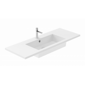 Раковина Цвет и стиль Джерси 120 НФ-00007166 белый глянец