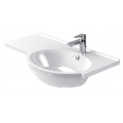 Раковина Цвет и стиль Лайн 90 НФ-00007460 правая белый глянец