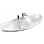 Раковина Цвет и стиль Охос 140 НФ-00007649 двойная белая