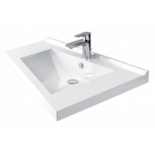 Раковина Цвет и стиль Тезис 80 НФ-00007992 правая белый глянец