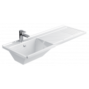 Раковина Цвет и стиль Ультра 115 НФ-00008097 левая белый глянец