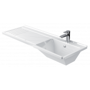 Раковина Цвет и стиль Ультра 115 НФ-00008104 правая белый глянец