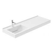 Раковина Цвет и стиль Фридом 130 НФ-00014149 левая белый глянец