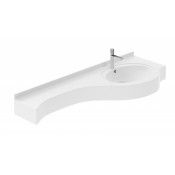 Раковина Цвет и стиль Фокус 135 НФ-00008244 правая белый глянец