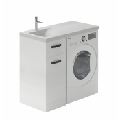 Тумба под раковину Цвет и Стиль Сиеста Лофт 35 НФ-00009470 белый 35 см