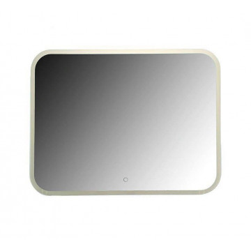 Зеркало Цвет и стиль Demure Led НФ-00018635 80х60 с подсветкой, сенсором и часами