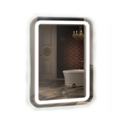 Зеркало Цвет и стиль Lucia Led НФ-00011394 с подогревом, часами и датчиком движения