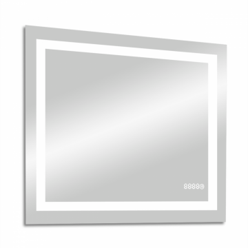 Зеркало Rimini Led Цвет и стиль НФ-00014384 120х80 с подсветкой, подогревом и часами