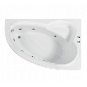 Акриловая ванна Bellsan Грета 14622 148х90 с гидромассажем левая