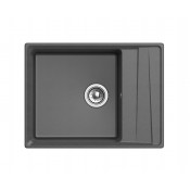 Мойка мрамор Granfest Level чаша с крылом 660*500 GF-LV--660L графит