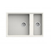 Мойка мрамор Granfest Level чаша с крылом 1.5-чаши 760*500 GF-LV--760K белый