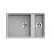 Мойка мрамор Granfest Level чаша с крылом 1.5-чаши 760*500 GF-LV--760K серый