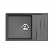 Мойка мрамор Granfest Level чаша с крылом 760*500 GF-LV--760L графит