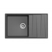 Мойка мрамор Granfest Level чаша с крылом 860*500 GF-LV--860L графит