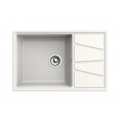 Мойка мрамор Granfest Vertex чаша с крылом 780*500 мм GF-V--780L белый