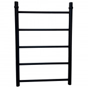 Водяной полотенцесушитель Indigo Line LLW80-50BR 80x50 черный