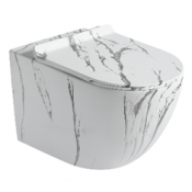 Унитаз подвесной Santiline SL-5002MM мрамор матовый