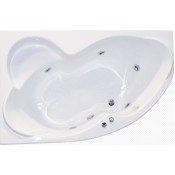 Акриловая ванна Bellsan Индиго 14640 168х110 с гидромассажем правая