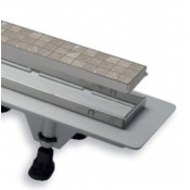 Душевой лоток PlastBrno SZE4750 с решеткой и рамкой