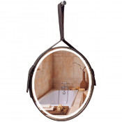 Зеркало Silver Mirrors Kapitan ligh LED-00002332 61 с подсветкой коричневый