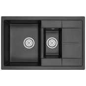 Кухонная мойка Granula 7802sv шварц