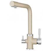 Смеситель для кухни Granula 2015pr с подключением фильтра пирит