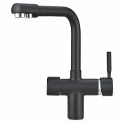 Смеситель для кухни Granula 2088bl с подключением фильтра черный