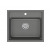 Кухонная мойка Granula Kitchen Space KS-6003 60x51 алюминиум